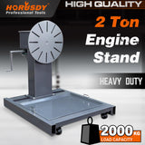 2 Ton Engine Stand with 2000kg Capacity and 360° Rotation by HORUSDY