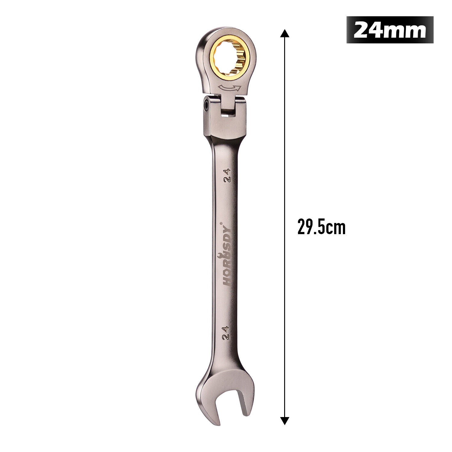 HORUSDY 6-32MM Ratchet Spanner Set with Flexible Head for Versatile Use