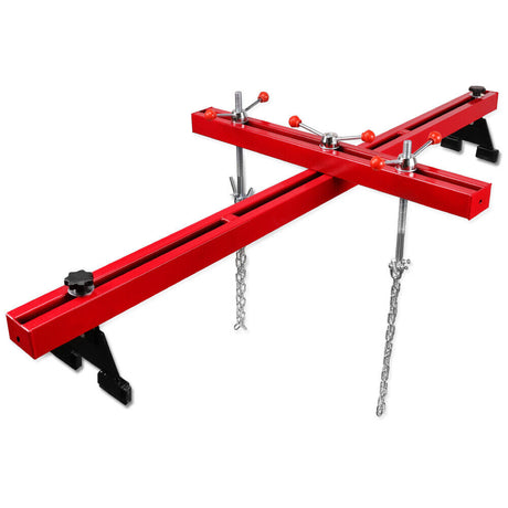 Heavy duty double-deck engine support bar with 500 KG load capacity for engine transmission repairs