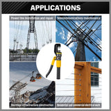 HORUSDY 6 Ton Hydraulic Crimper Battery Wire Cable Lug Terminal Crimping Tool