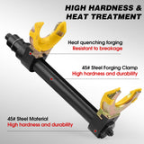 Professional coil spring compressor kit with heavy-duty components for automotive suspension repair