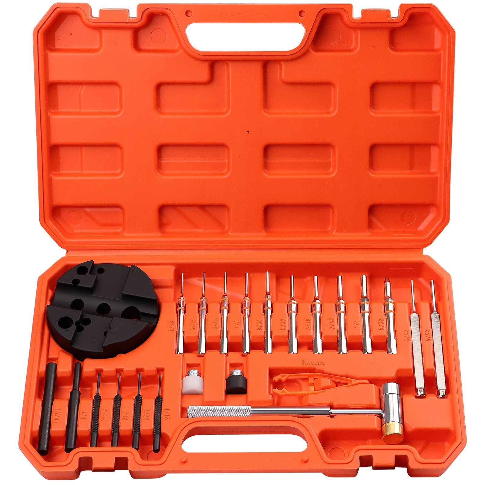 23 Pieces Hammer Punch Set & Bench Block - Comprehensive Tool Kit