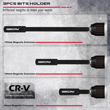 33-piece Sedy Nut Driver Set with magnetic force and premium CR-V steel, includes extensions and storage case