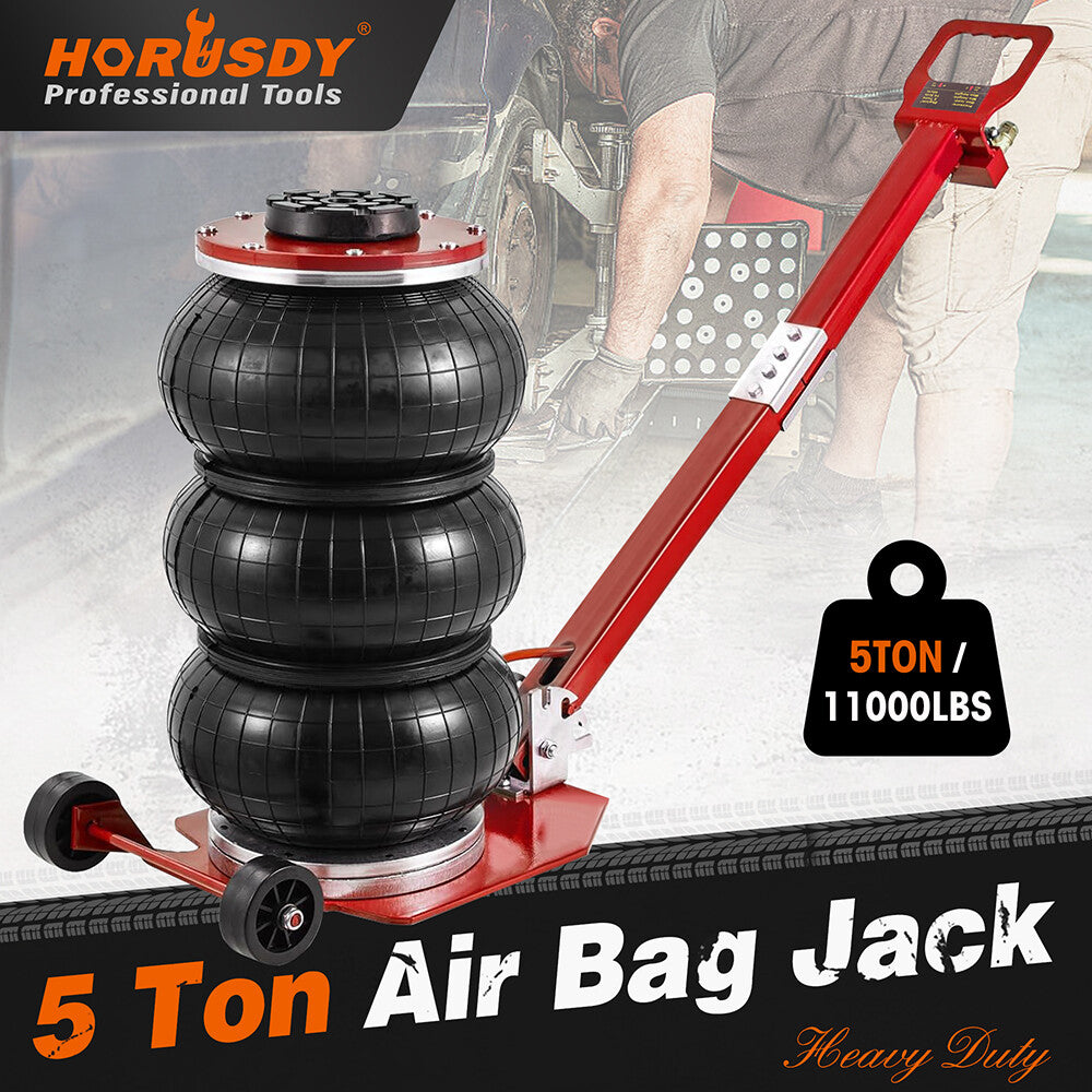 5-ton heavy-duty air bag jack for cars, trucks & SUVs with non-slip base - HORUSDY Professional Tools Australia