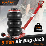 5-ton heavy-duty air bag jack for cars, trucks & SUVs with non-slip base - HORUSDY Professional Tools Australia