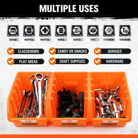 Stackable storage box for crafts, toys, tools & stationery organization - HORUSDY Australia