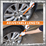 Adjustable telescopic wheel wrench set for car tire repair & industrial use - HORUSDY Professional Tools Australia