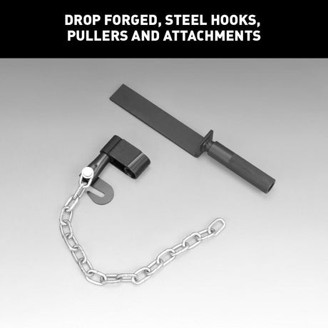 13-piece heavy-duty dent puller kit with slide hammer, durable chrome-vanadium steel construction, and blow-molded case for easy auto body repair.