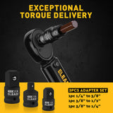 ELEAD 16-piece hex bit socket set with S2 alloy steel bits and CR-V steel sockets, perfect for automotive and industrial tasks.