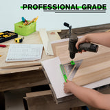 SWANLAKE 4-piece rafter and combination square tool set with ruler and spirit level for woodworking