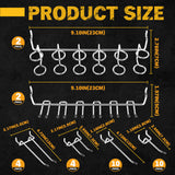 HORUSDY 260-piece pegboard hooks assortment with 17 types of hooks, bins, and peg locks for efficient tool organization