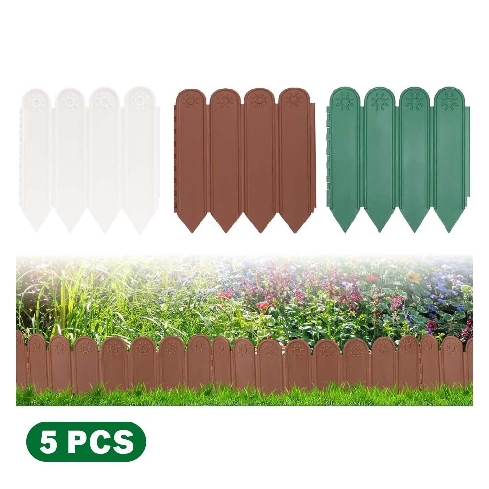 3 Color Garden Lawn Edging Plant Border 20/27cm Outdoor Tree Fence Yard Flower
