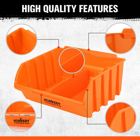 Stackable storage box for crafts, toys, tools & stationery organization - HORUSDY Australia