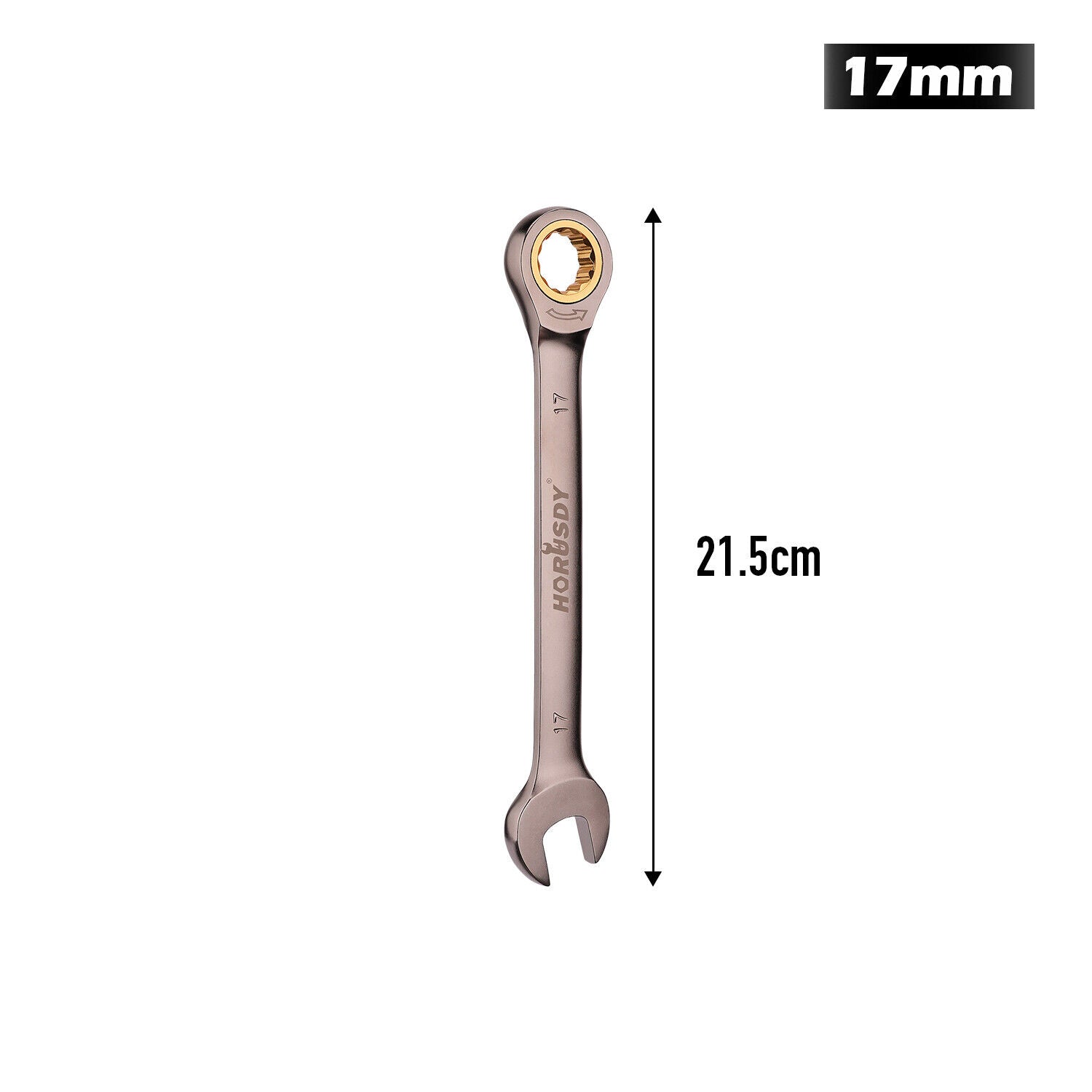 HORUSDY 6-32MM Ratchet Spanner Nickel Plating Ratcheting Spanners Metric Wrench