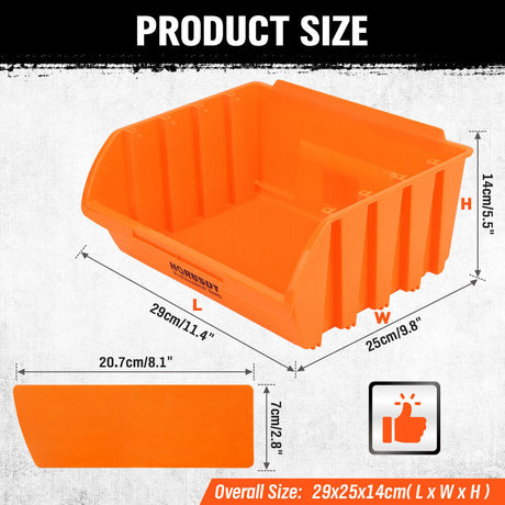 Stackable storage box for crafts, toys, tools & stationery organization - HORUSDY Australia
