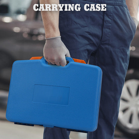 HORUSDY torque multiplier wrench set with 11 heavy-duty pieces including 6-point sockets and carrying case