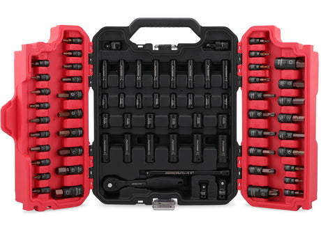 SEDY 39-Piece Torx & Hex Bit Master Impact Socket Set with S2 Alloy Steel for Automotive and Machine Repair