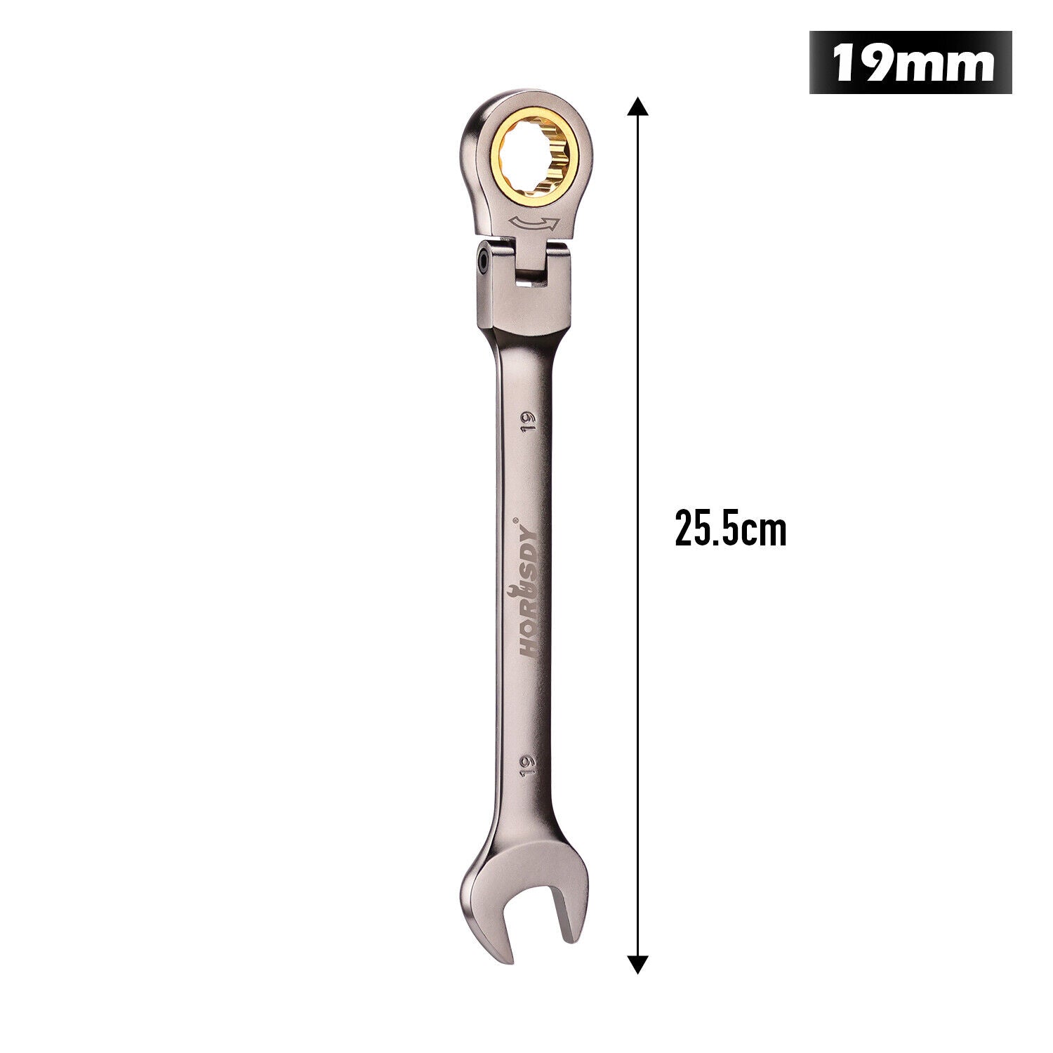 HORUSDY 6-32MM Ratchet Spanner Set with Flexible Head for Versatile Use