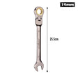 HORUSDY 6-32MM Ratchet Spanner Set with Flexible Head for Versatile Use