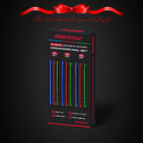 Magnetic Socket Organizer Rail Set with Adjustable Clips for Tool Storage