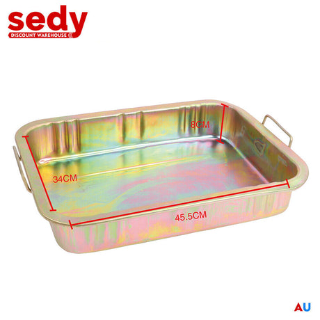 High-quality, durable mechanic oil pickup trays for automotive maintenance, available in multiple sizes for easy oil collection and parts organization.