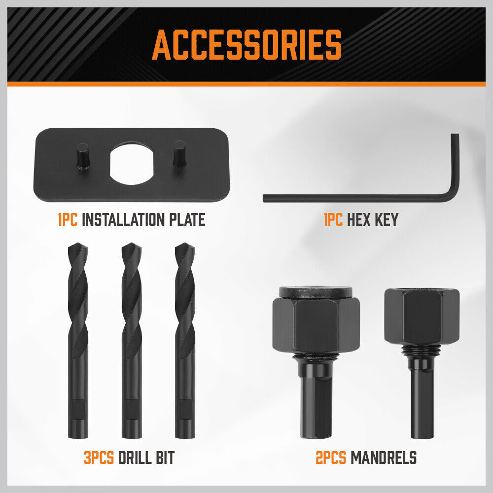 Horsdsy 24-piece hole saw kit with high carbon steel blades, including various sizes for wood, drywall, and PVC cutting, stored in a durable carrying case.
