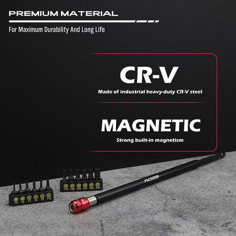 Sedy 300mm heavy-duty magnetic drill bit extension holder with quick release and Cr-V steel, ideal for power tools and precision drilling