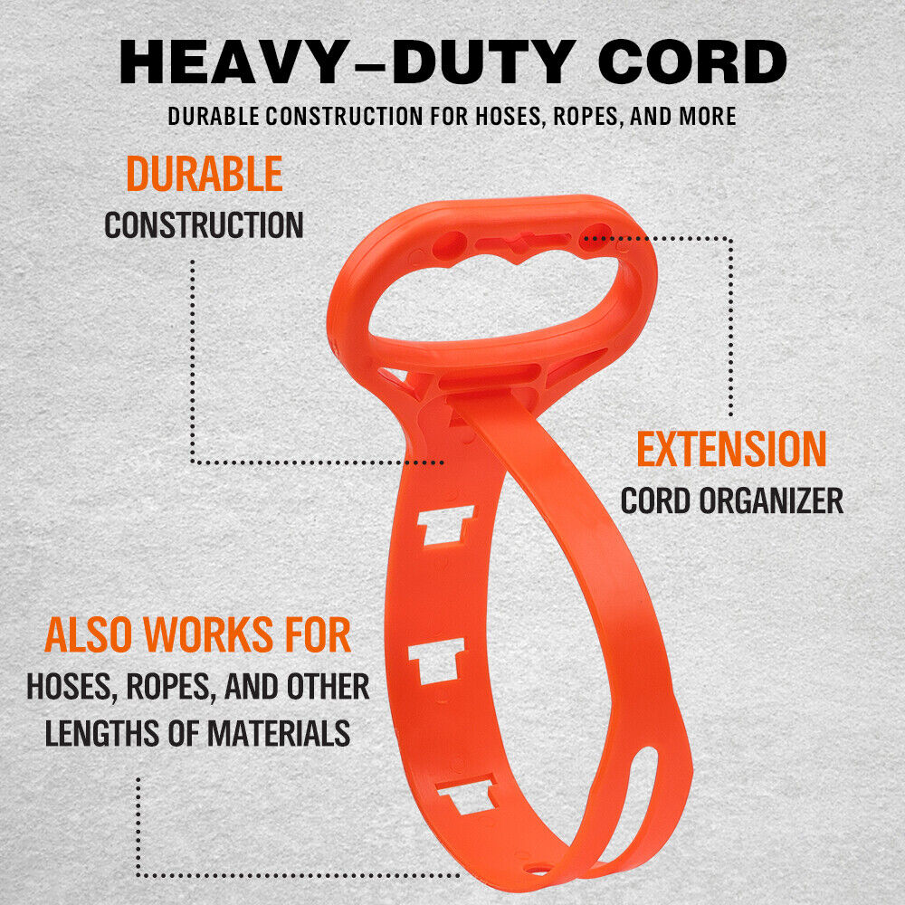 HORUSDY 18-Inch Adjustable Heavy Duty Cord Organizer Strap for Hoses, Ropes & Cables