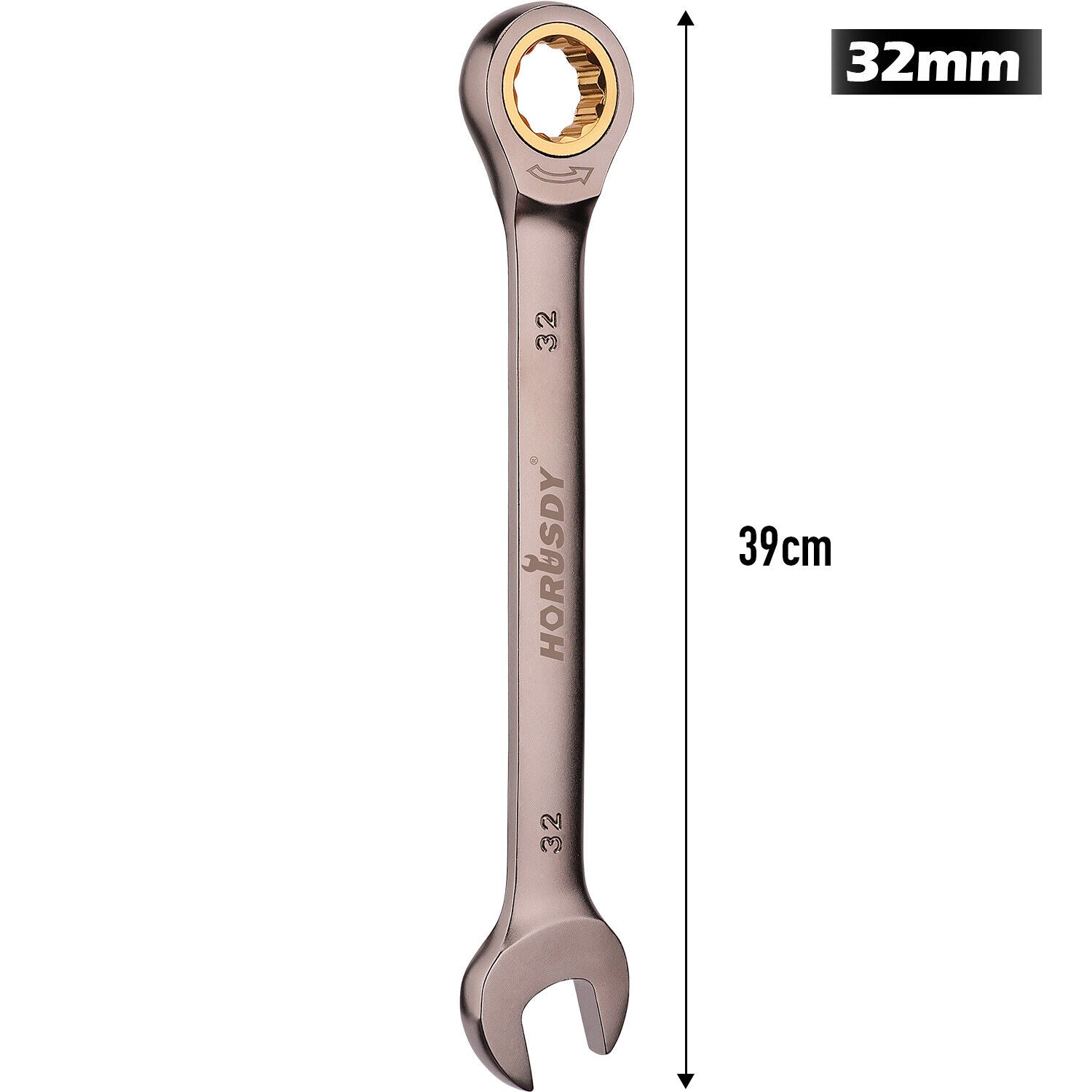 HORUSDY 6-32MM Ratchet Spanner Nickel Plating Ratcheting Spanners Metric Wrench