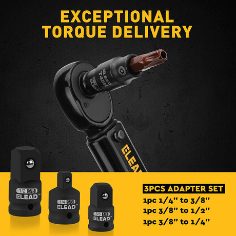 16-piece Torx bit socket set with S2 steel and CR-V, includes 1/4", 3/8", and 1/2" drive sizes, ideal for automotive and mechanical work