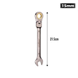 HORUSDY 6-32MM Ratchet Spanner Set with Flexible Head for Versatile Use