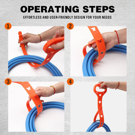 HORUSDY 18-Inch Adjustable Heavy Duty Cord Organizer Strap for Hoses, Ropes & Cables