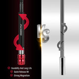 CRILL Professional Magnetic Bit Holder with Quick-Release Design and Durable CR-V Steel