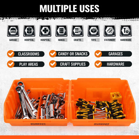 Stackable storage box for crafts, toys, tools & stationery organization - HORUSDY Australia