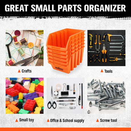 Stackable storage box for crafts, toys, tools & stationery organization - HORUSDY Australia