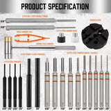 23 Pieces Hammer Punch Set & Bench Block - Comprehensive Tool Kit