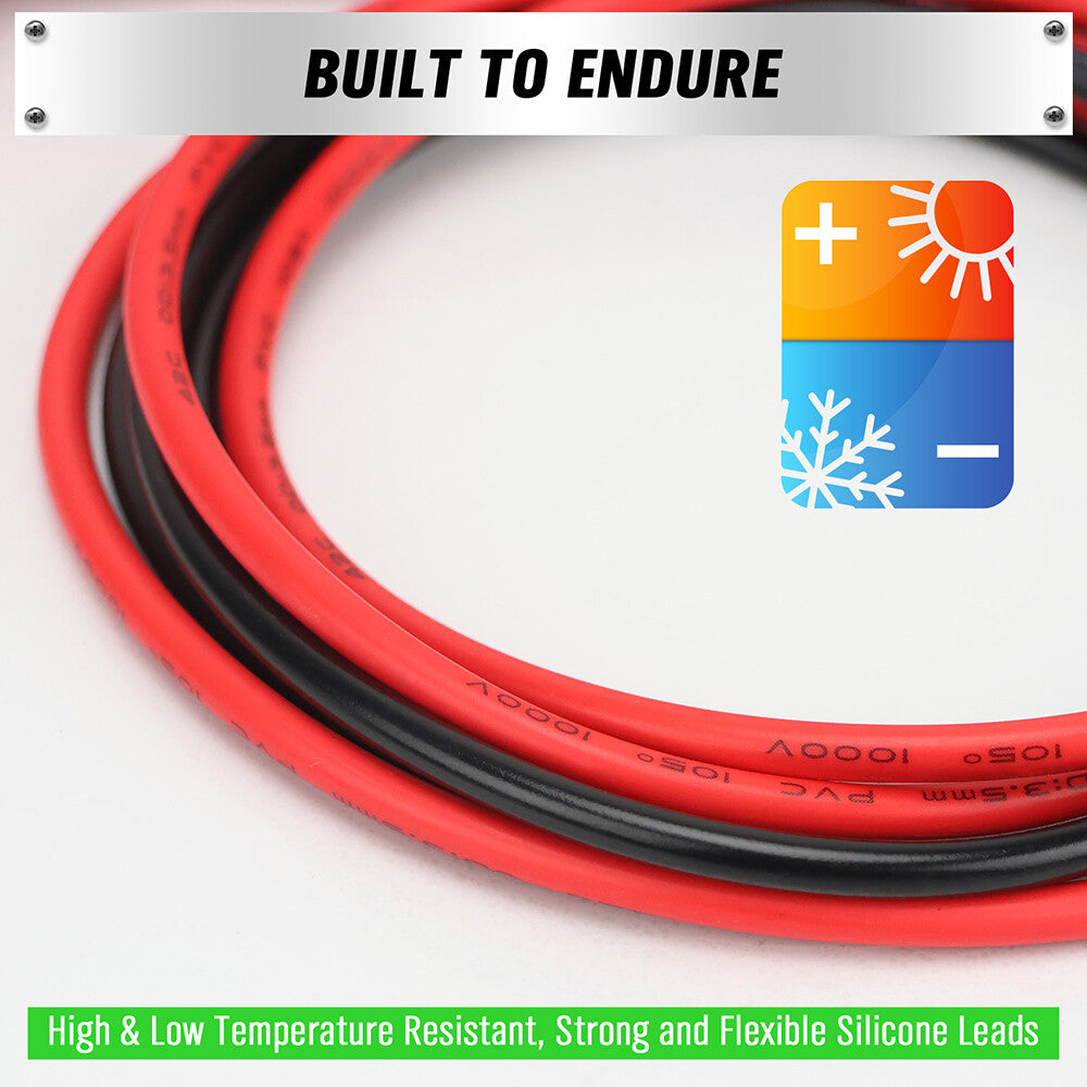 SWANLAKE 27-piece multimeter test lead kit with high-temp silicone wires, alligator clips, replaceable gold probes, and complete electronic diagnostic accessories.