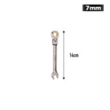 HORUSDY 6-32MM Ratchet Spanner Set with Flexible Head for Versatile Use