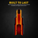 16-piece Torx bit socket set with S2 steel and CR-V, includes 1/4", 3/8", and 1/2" drive sizes, ideal for automotive and mechanical work