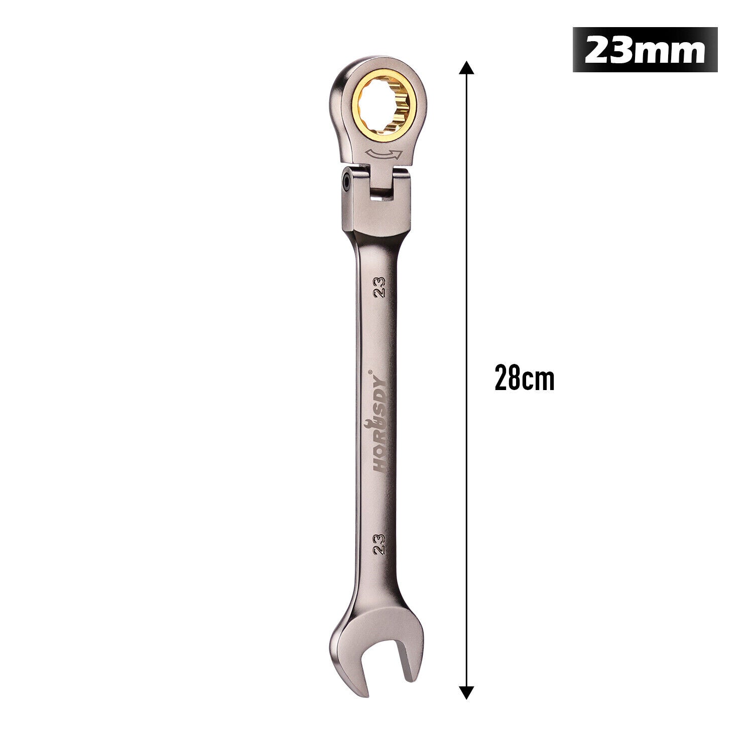 HORUSDY 6-32MM Ratchet Spanner Set with Flexible Head for Versatile Use