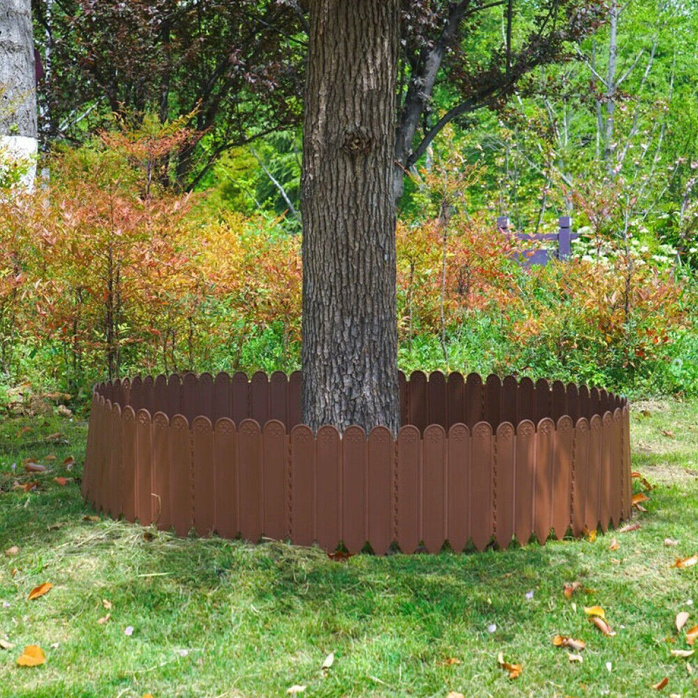 3 Color Garden Lawn Edging Plant Border 20/27cm Outdoor Tree Fence Yard Flower
