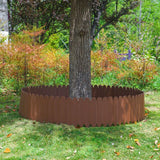 3 Color Garden Lawn Edging Plant Border 20/27cm Outdoor Tree Fence Yard Flower