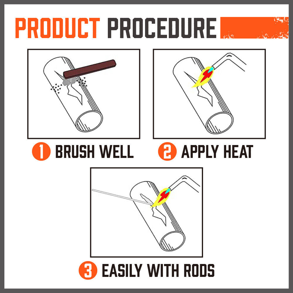 Pack of 50 Low Temperature 1.6mm Aluminum Welding Cored Wires - Perfect for Various Welding Applications, Including Electric and Food Industry