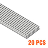 Pack of 50 Low Temperature 1.6mm Aluminum Welding Cored Wires - Perfect for Various Welding Applications, Including Electric and Food Industry