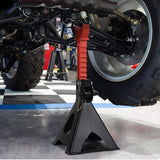 Horusdy 3-Ton car jack stand with double safety locking system, adjustable height, heavy-duty vehicle support