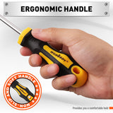 HORUSDY 13Pcs Magnetic Screwdriver Set Phillips Flat Head Tips Automotive Hook