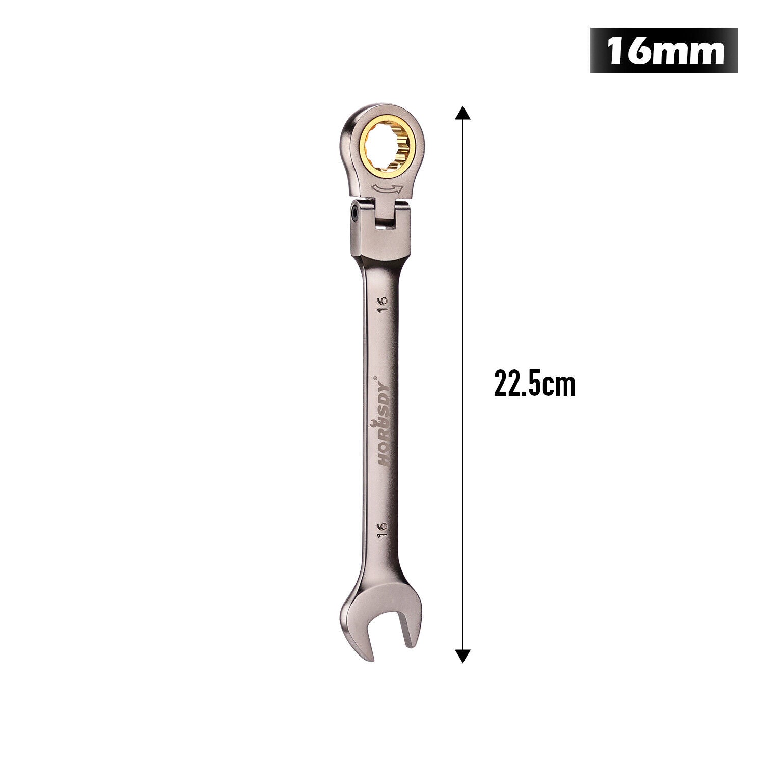 HORUSDY 6-32MM Ratchet Spanner Set with Flexible Head for Versatile Use