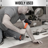 HORUSDY 2pcs Rubber Mallet Hammer Set with 8oz and 16oz Fiberglass Handles - Durable, Shock Absorbing, Wear-Resistant, Ideal for Woodworking and Camping