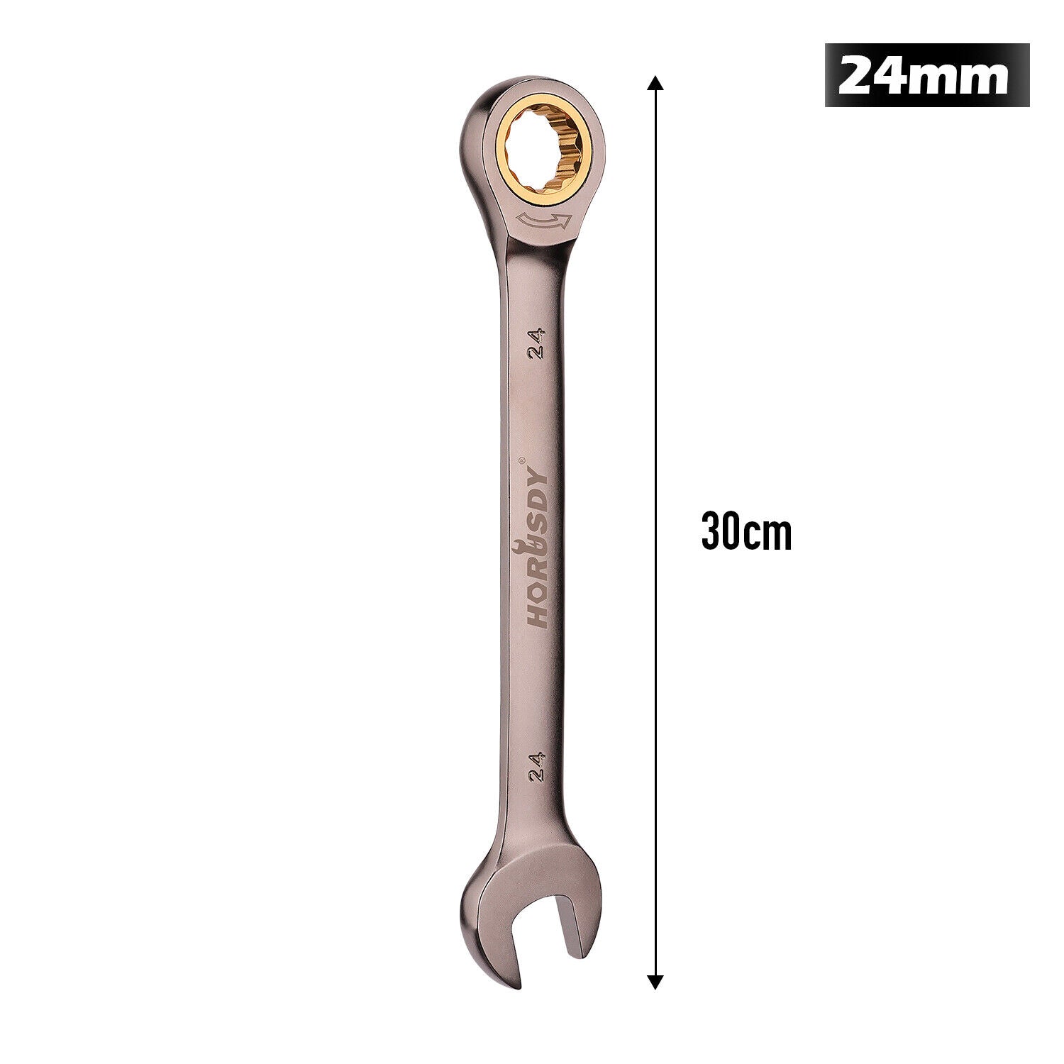 HORUSDY 6-32MM Ratchet Spanner Nickel Plating Ratcheting Spanners Metric Wrench