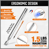 HORUSDY 4Pcs Telescoping Magnet Pick Up Tool Set Magnet Bowls Nuts Bolts Screws